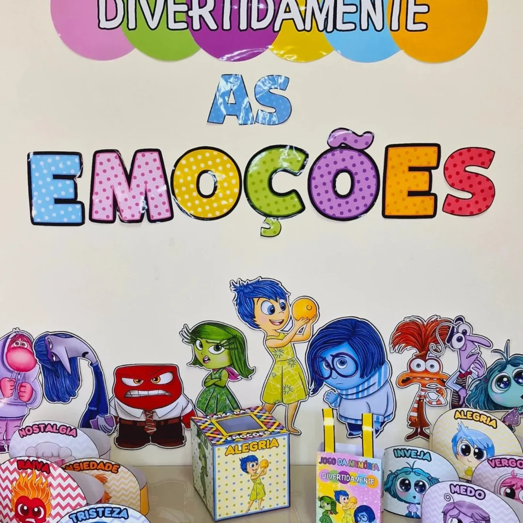 Kit Divertidamente as emoções