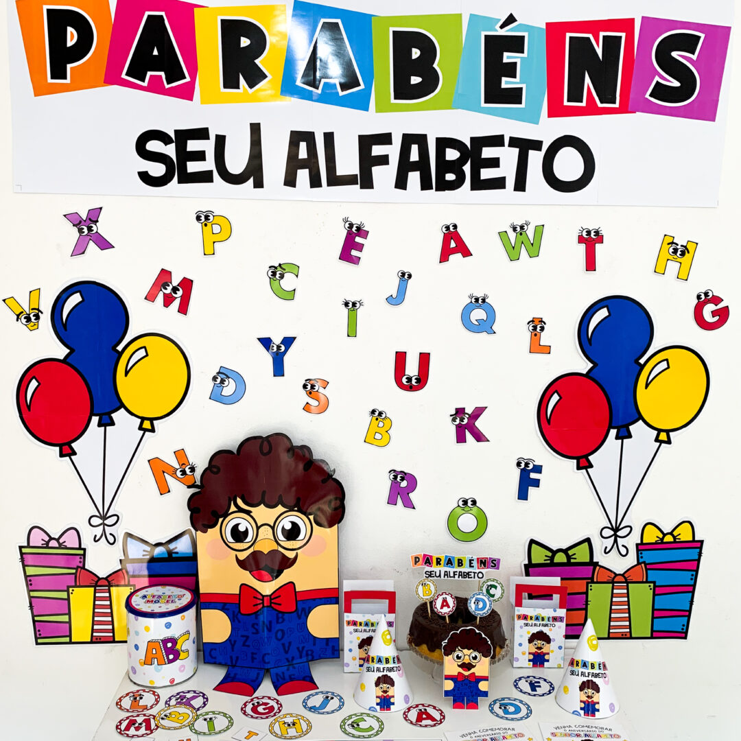 Kit Aniversário do Seu Alfabeto