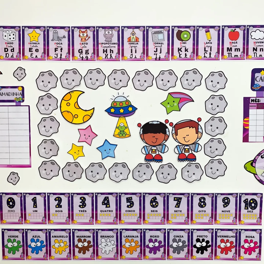 Kit de sala Viajando no espaço