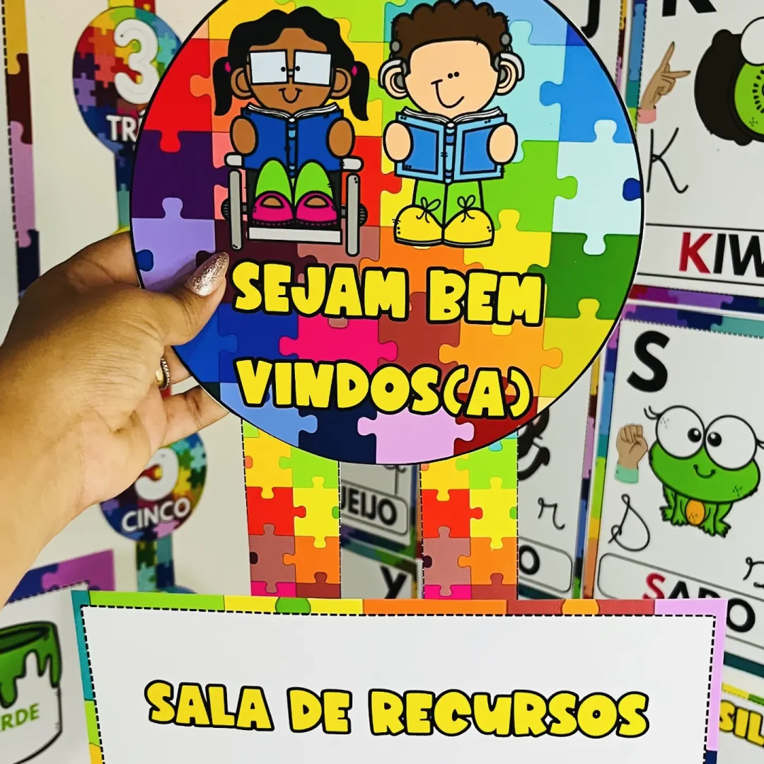 Kit Sala de Aula Decorativo -Tema Educação Especial