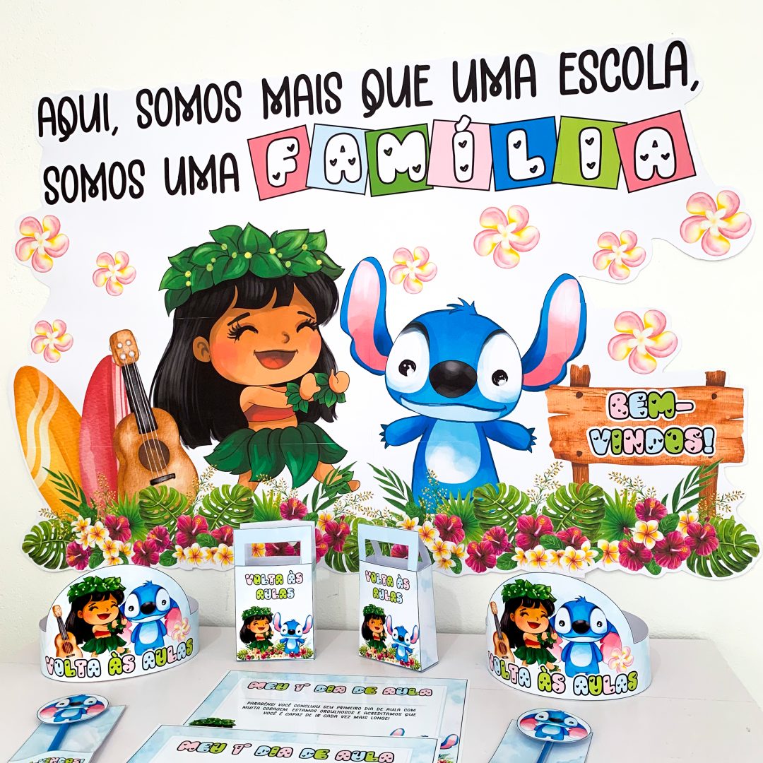 Kit Volta às Aulas - Tema Stitch