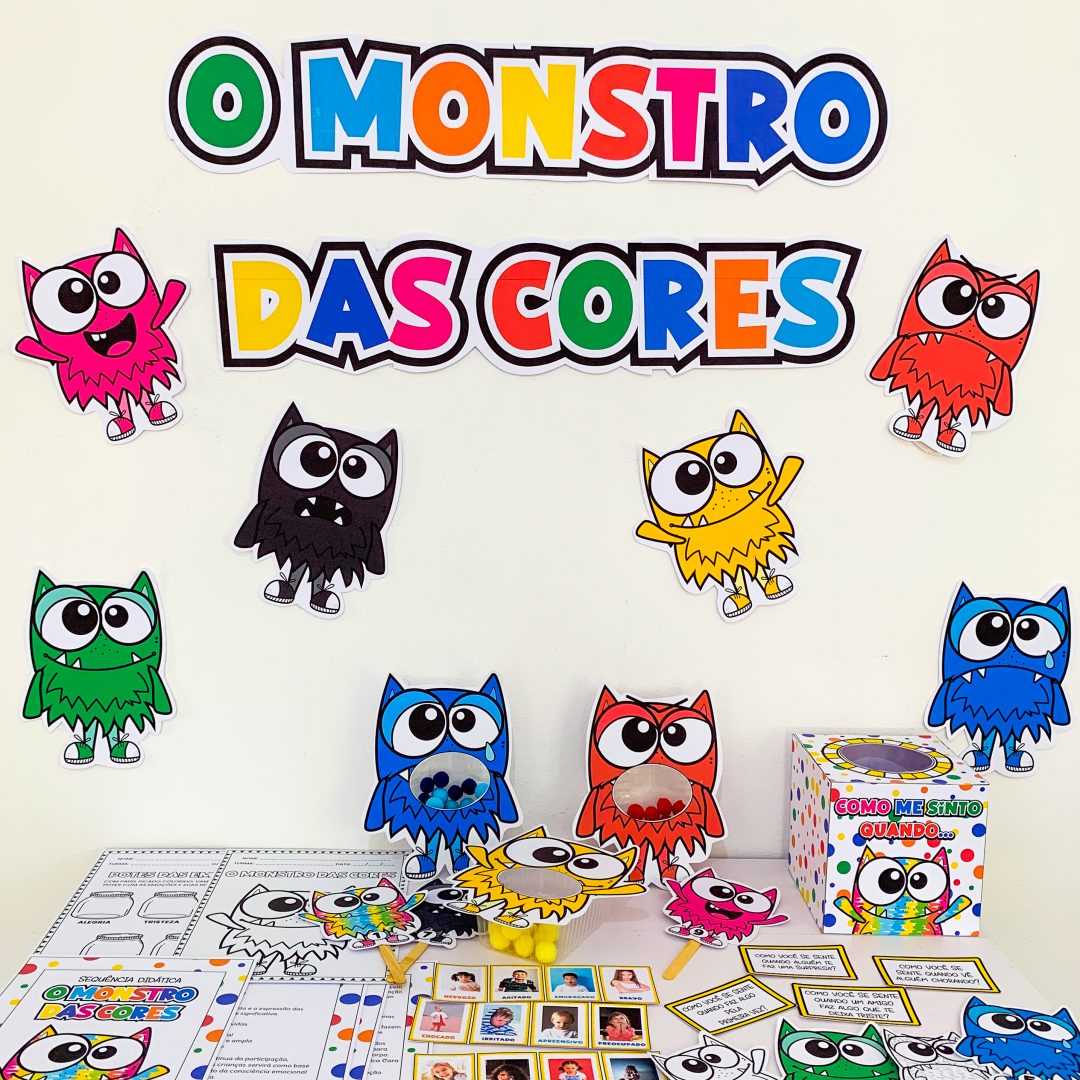 Kit Sequência Didática - O Monstro das Cores