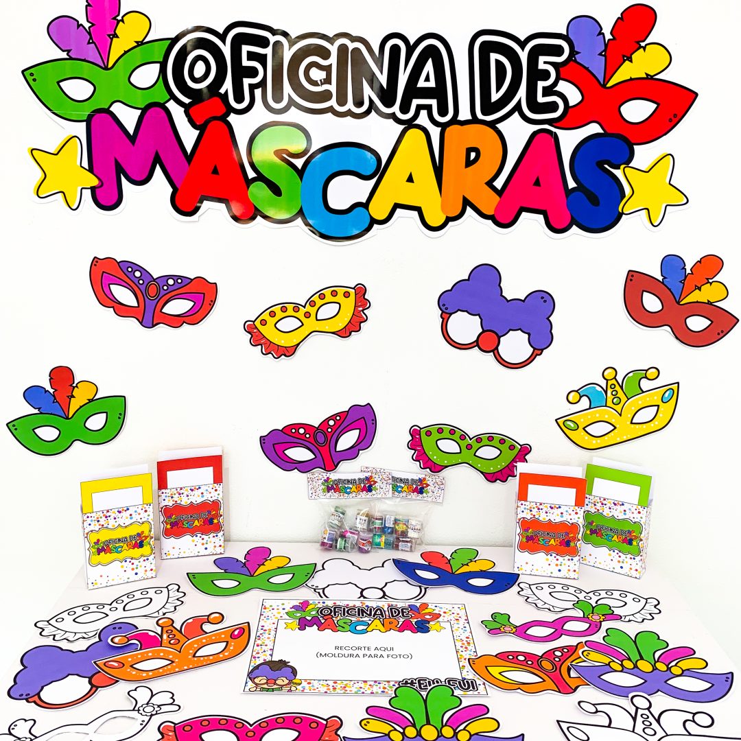 Oficina de máscaras de carnaval