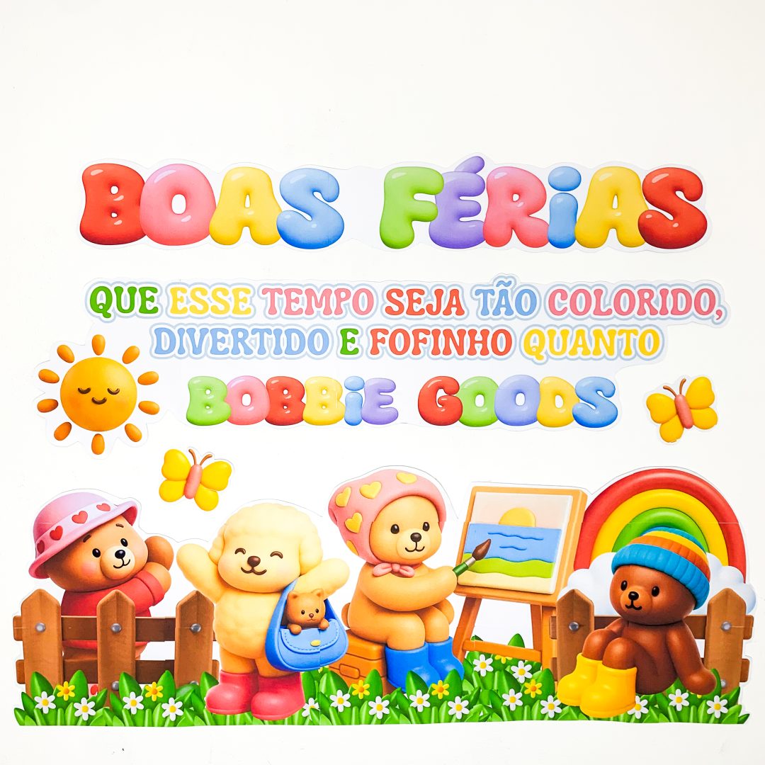 Painel Boas Férias - Bobbie Goods