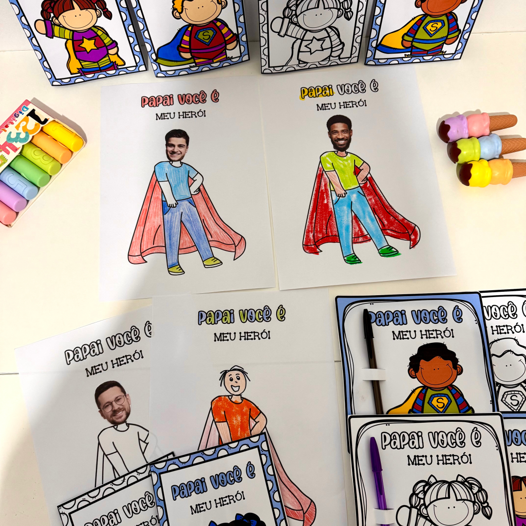 Kit Dia dos Pais tema Herói