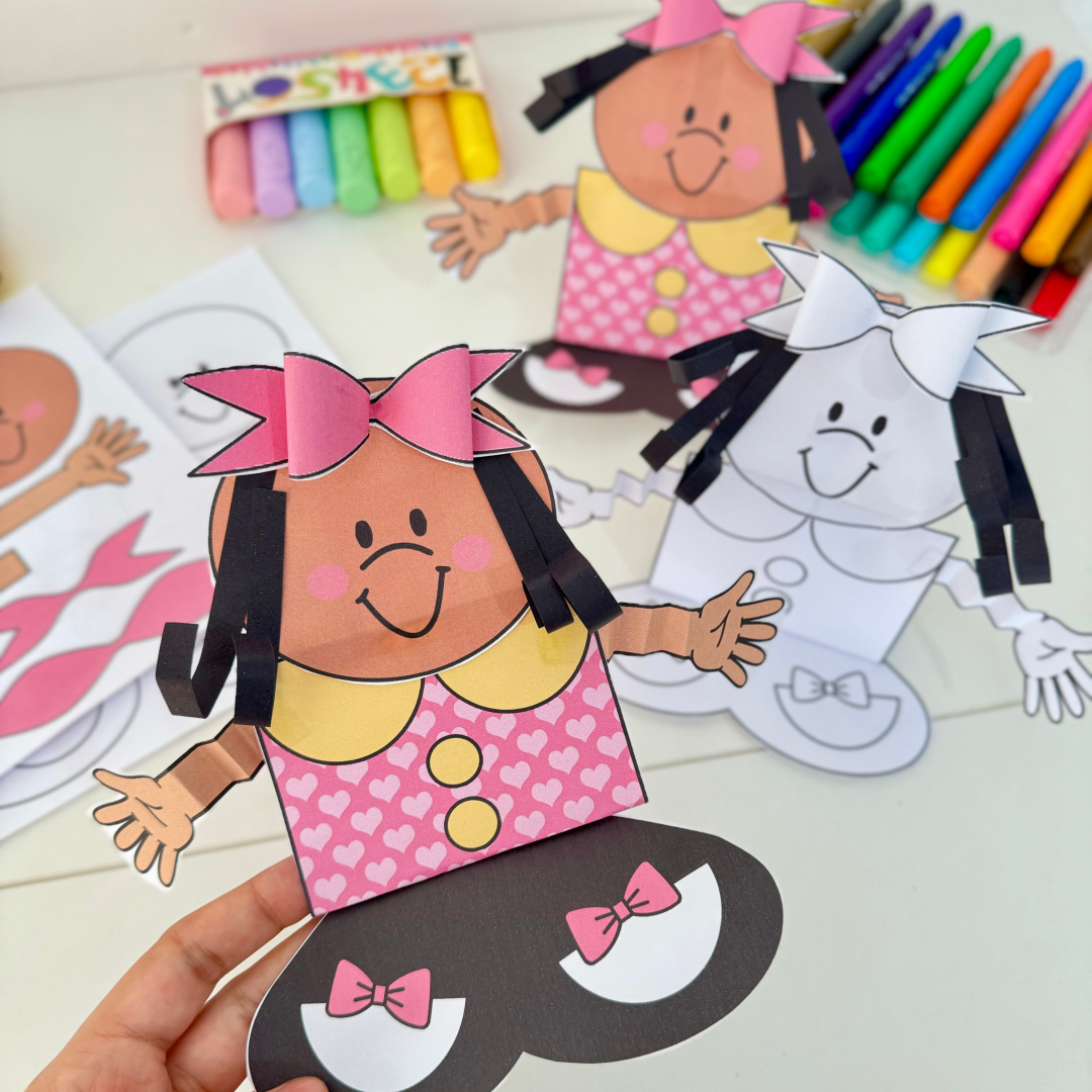 Atividade 3D tema “Menina Bonita do Laço de Fita