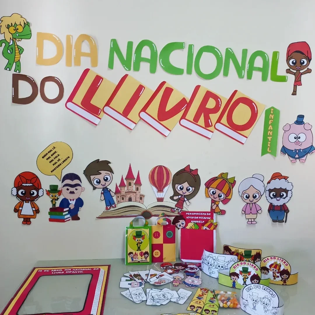 Kit - Painel livro infantil